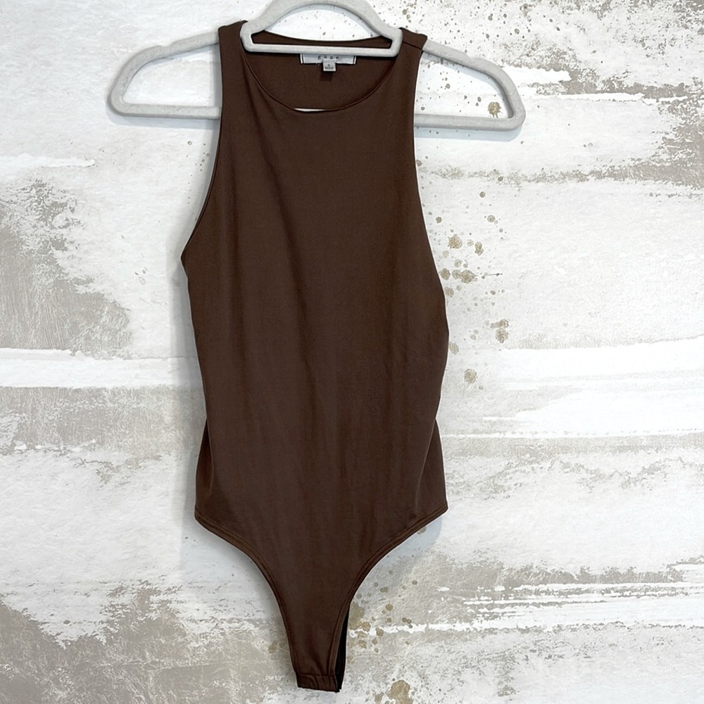 Chocolate Brown Body Suit with 2 snaps